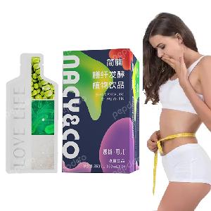 Private label Detox dietary Fiber Drink Slimming Liquid Plant extract Digestive enzymes Detox Drink