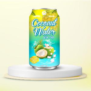 330ml TCVN Coconut water with Pineapple Healthy Drink Food Best Quality Coconut Water