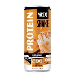 11.16 fl oz Caramel Protein Shake (20G Protein) Vinut Manufacturer OEM