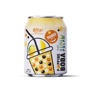 Good For Health 8.4 Fl Oz Cans Popping Boba Bubble Tea Mix Mango