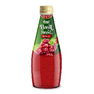 9.8 fl oz Vinut Basil Seed  Red  grape juice Manufacturer OEM