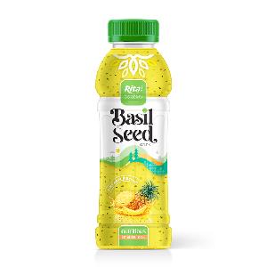 Nutritious Food Basil Seed Drink Pineapple