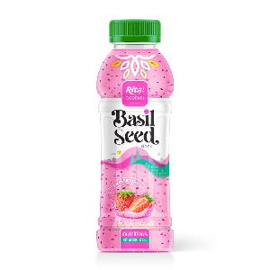  Healthy  Nutritious Basil Seed Drink Strawberry