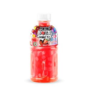 330ml Vinut Popping Boba Bubble tea Strawberry juice drink (Manufacturer Private label OEM)