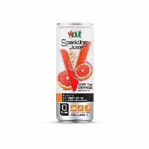 12 fl oz VINUT 100%  Sparkling  Original Orange Juice drink no added  sugar 