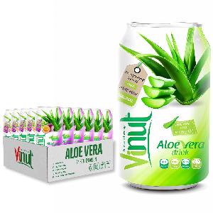 330ml Aloe Vera Juice Drink with Pulp VINUT Vietnam Manufacturer