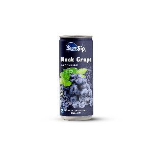 Supplier Sunsip/OEM 100% Black grape juice with pulp