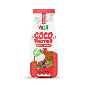280ml Vinut COCO Protein Shake with Coconut milk and Mixed Berry Wholesaler Private label OEM
