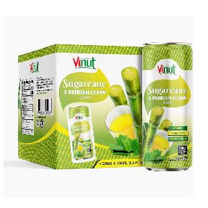 250ml Vinut 100% Sugarcane and Pandan leaves juice Wholesaler Private label OEM