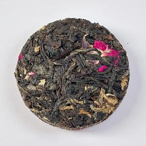 Rose Sheng Puerh Tea Cake 500grams Packed