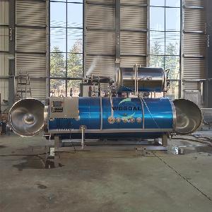 Industrial Spraying Automated Retort Pouch Machine Jars Tin Sardine Canned Water Immersion Type
