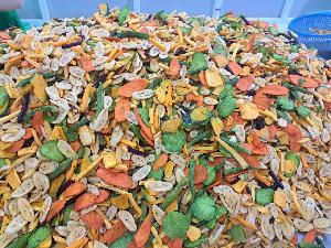 Dry Foods Supplies Mixed Dried Fruit and Vegetable  Chip s Crispy Natural Taste