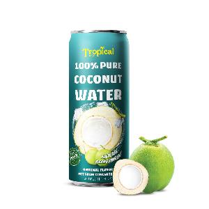 100% organic Coconut water with pulp Tropical sky/OEM private label